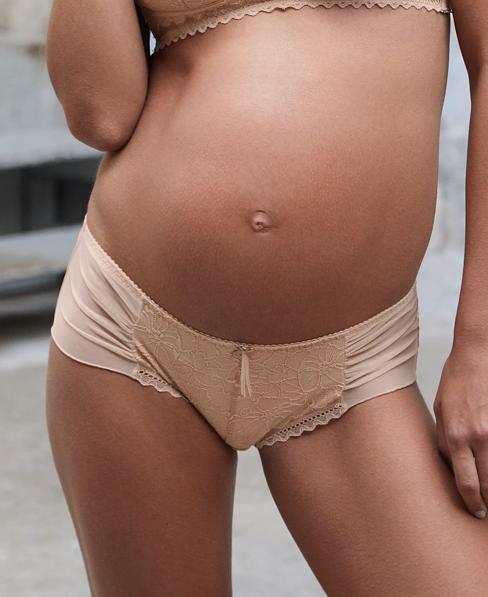 Set di 3 shorty Iris - Beige