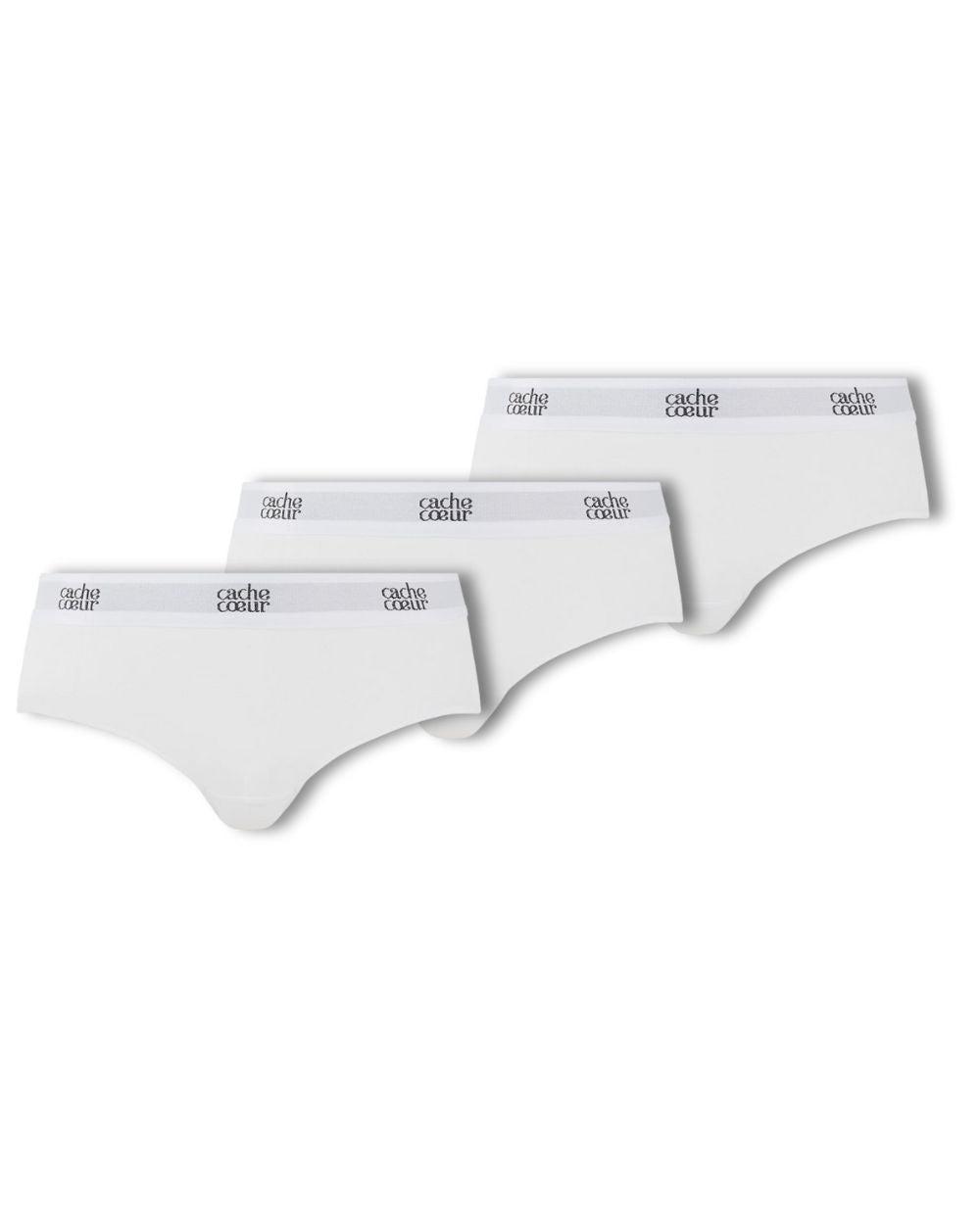 Set di 3 shorty Life - Bianco