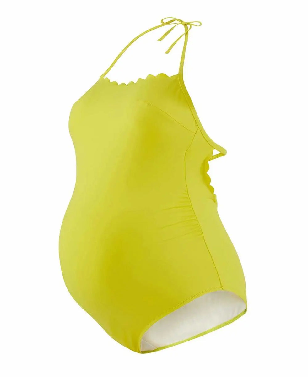 Maacie Maillot De Bain De Grossesse Rétro Femme - Contrôle Du Ventre, Bretelles Réglables & Grandes Tailles Pour Un Confort Ultime
