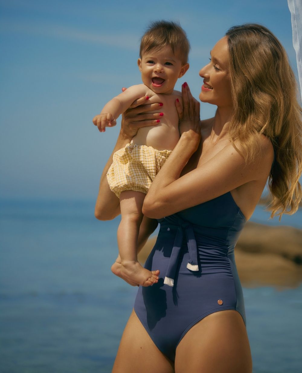 Manitoba Maternity Swimsuit - Indigo