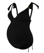 Maillot de bain grossesse porto vecchio noir, cache cœur