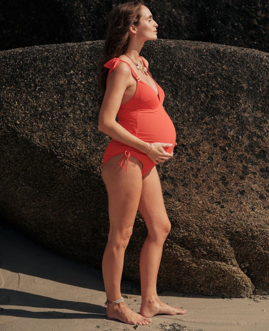 Maillot de bain de grossesse Porto Vecchio - Orange