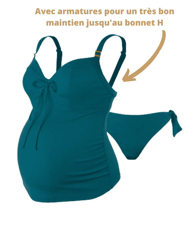 Tankini de grossesse poitrines généreuses