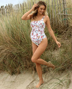 Maillot de bain grossesse tea time, cache cœur