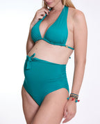 Maillot de bain de maternité multiposition Faro - Vert emeraude