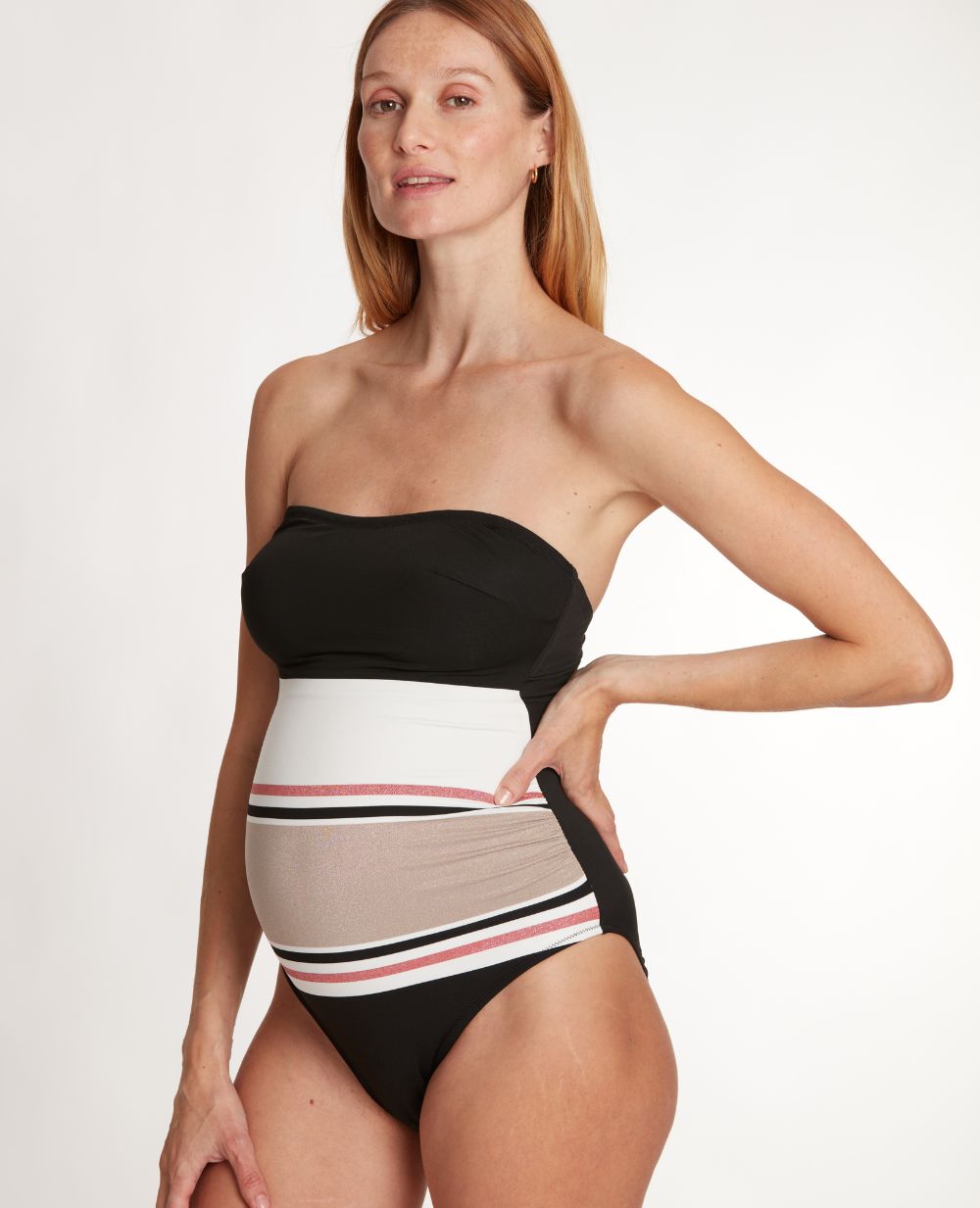 Maillot de bain maternité riviera, cache cœur