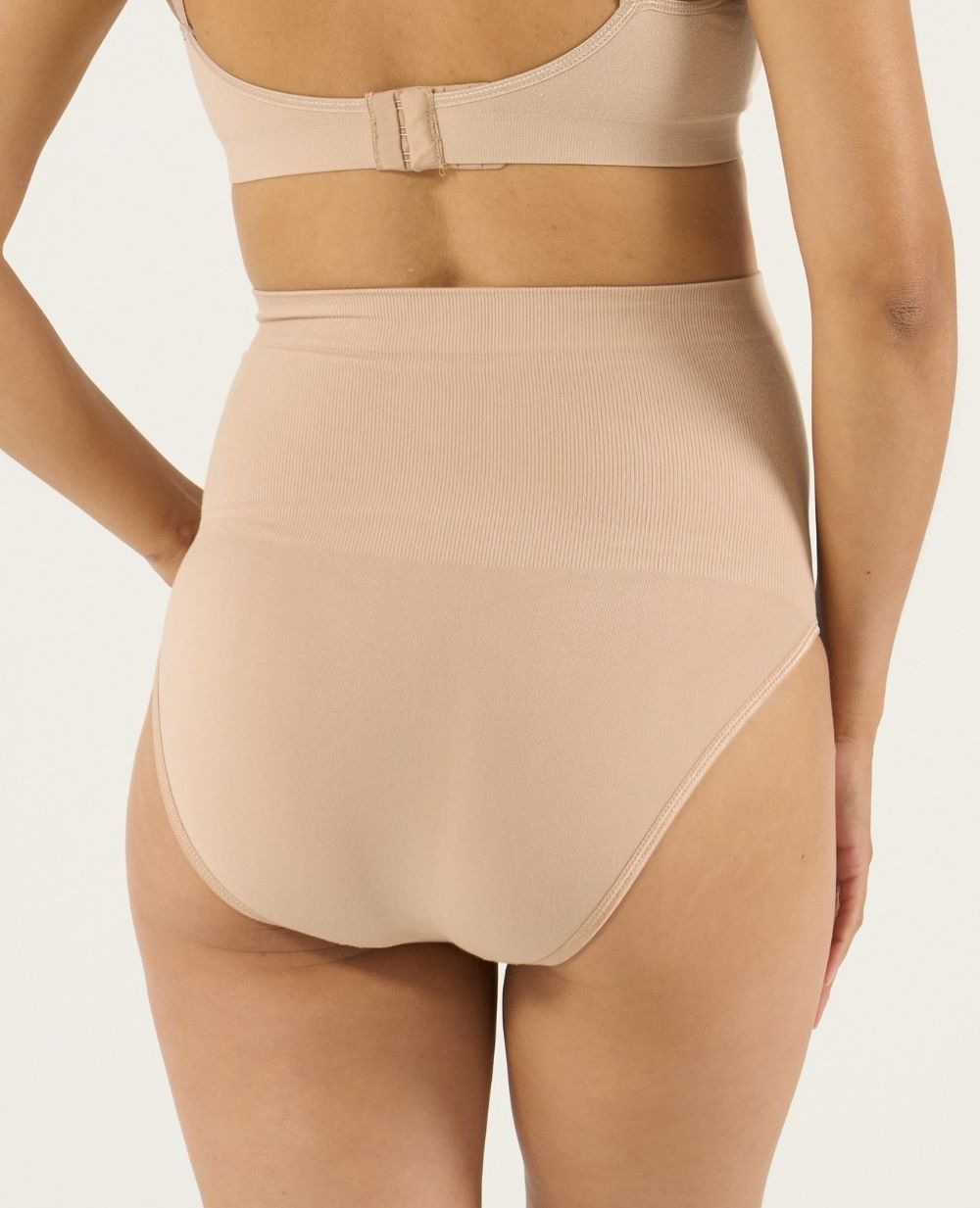 Maxi culotte de grossesse sans couture Essentiel - Beige