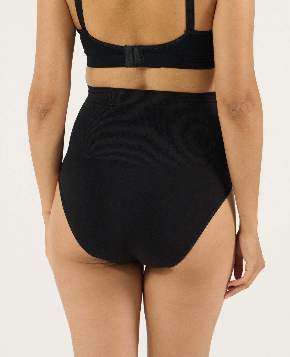 Maxi culotte de grossesse sans couture Essentiel - Noir