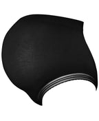 Maxi culotte de grossesse sans couture milk noir, cache cœur