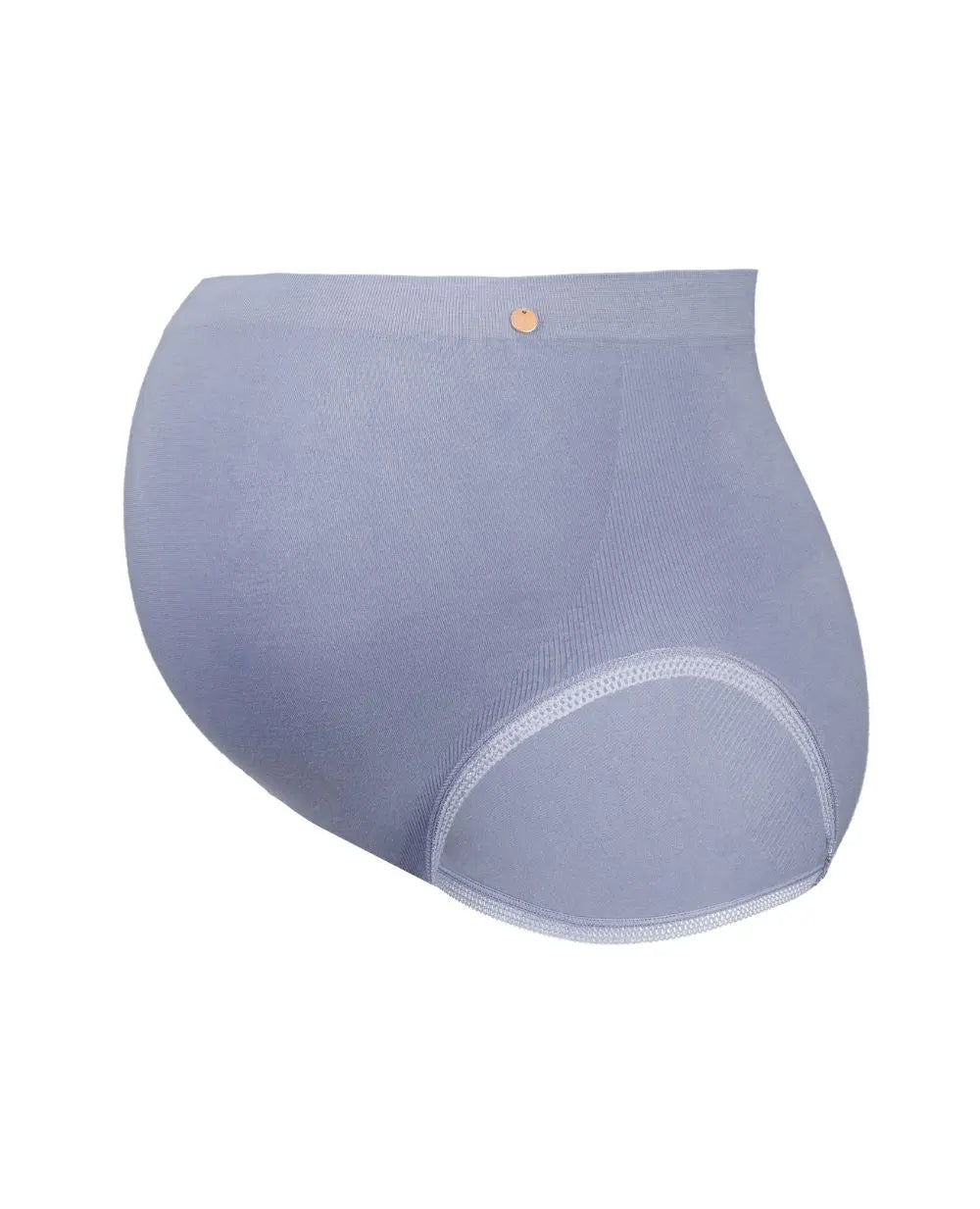 Maxi culotte de grossesse sans couture organic bleuet,