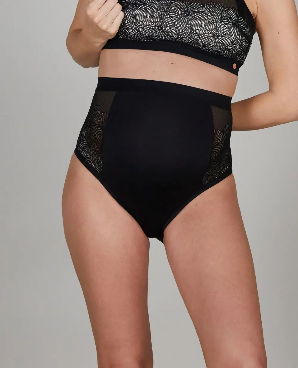 Maxi culotte de maternité dahlia, cache cœur