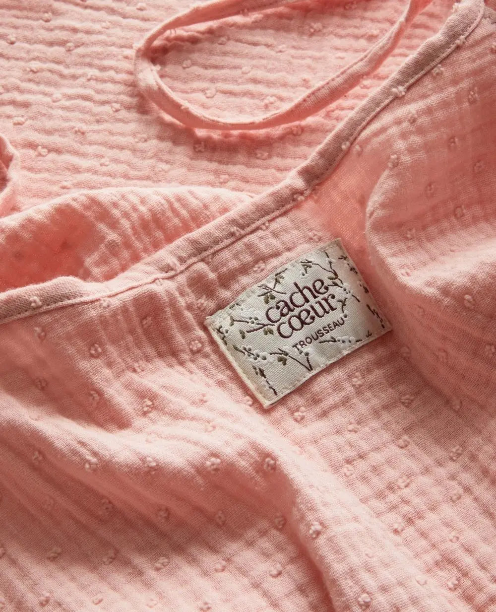 Nuisette de grossesse et d’allaitement trousseau corail,