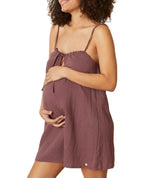 Nuisette de grossesse et d’allaitement trousseau prune,