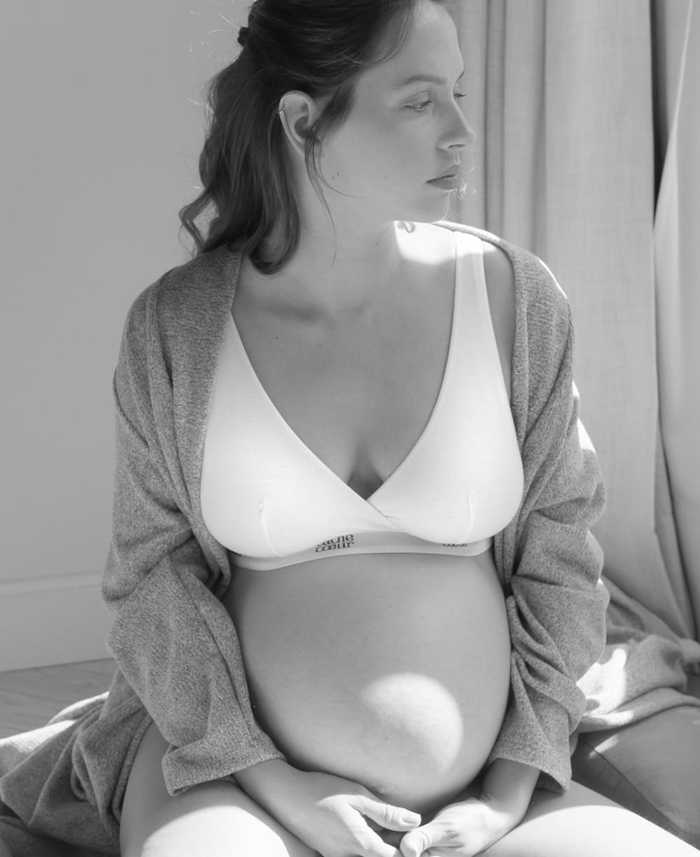 Pack life: 1 brassière blanche et 2 culottes, cache cœur
