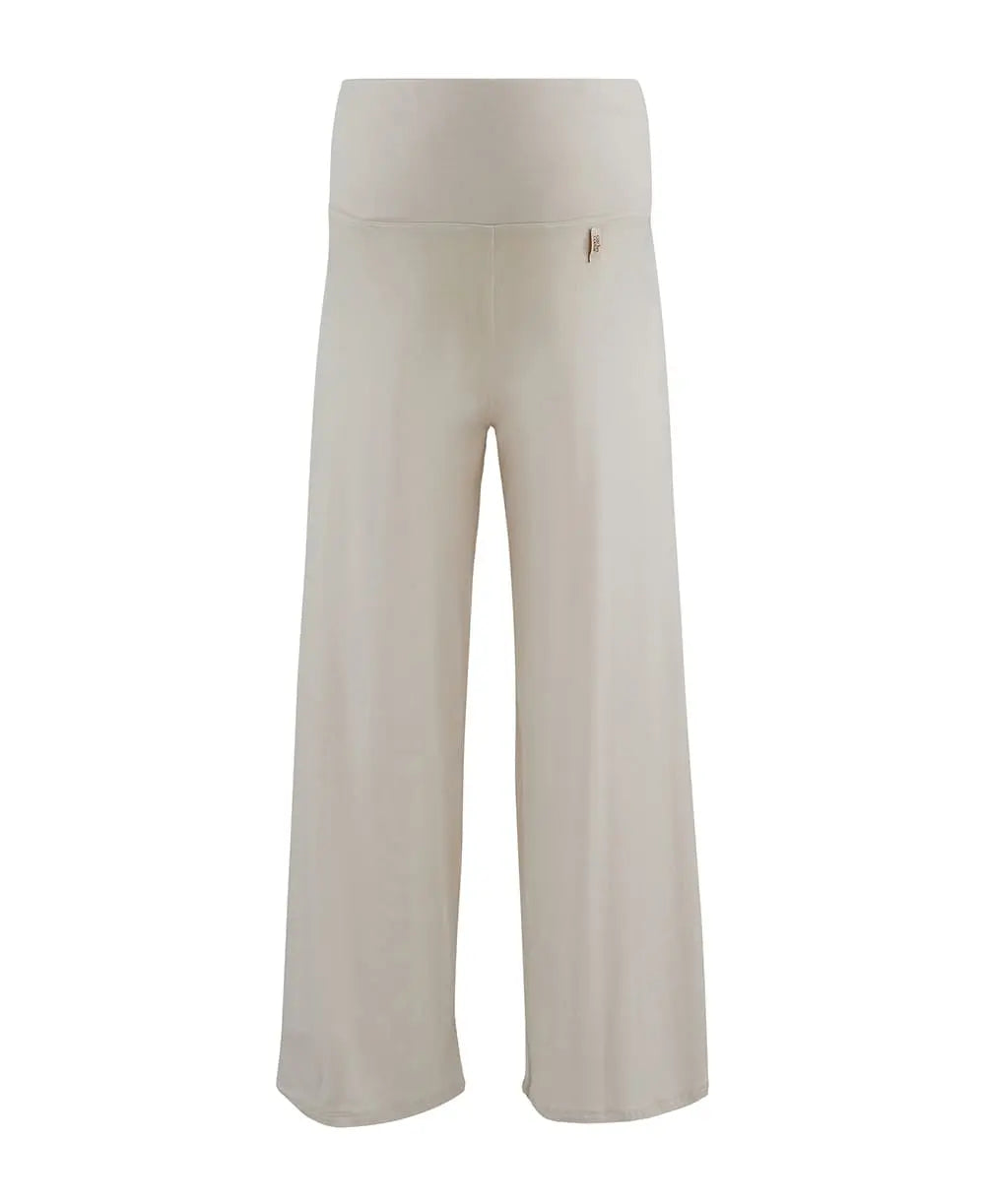 Pantalon 7/8ème de grossesse origin avoine, cache cœur