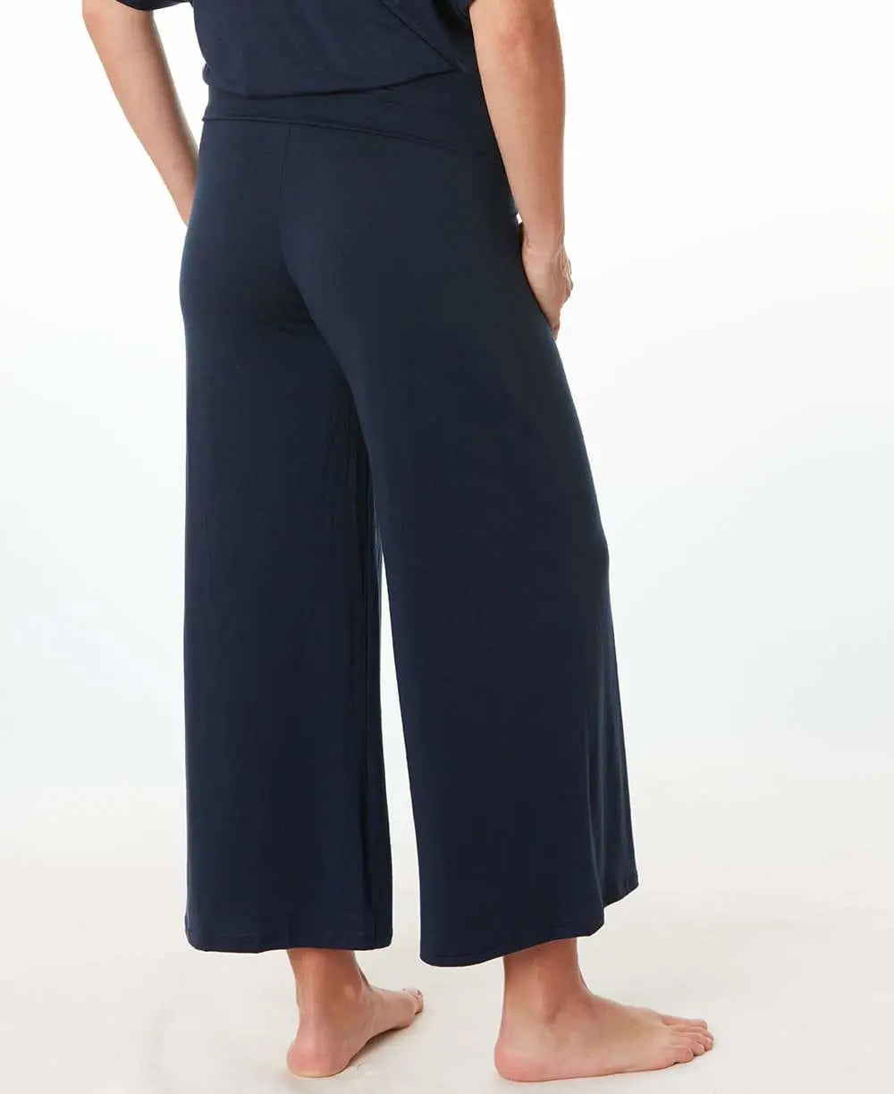 Pantalon 7/8ème de grossesse origin indigo, cache cœur
