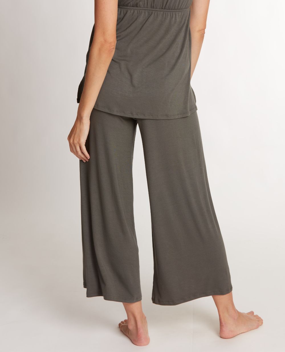 Pantalon 7/8ème de grossesse Origin - Kaki