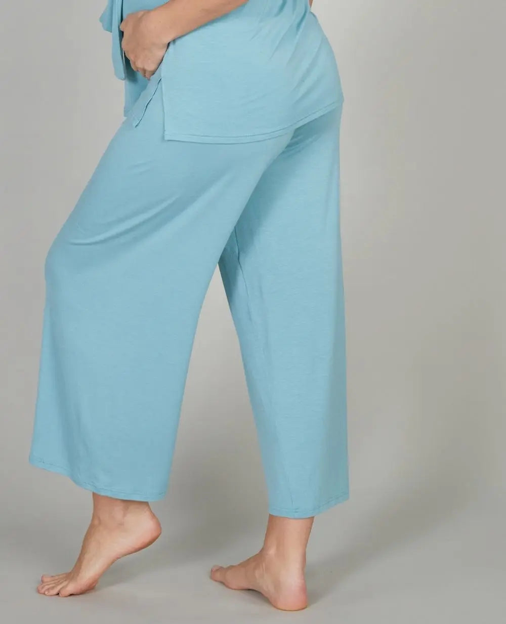 Pantalon 7/8ème de grossesse origin ocean, cache cœur