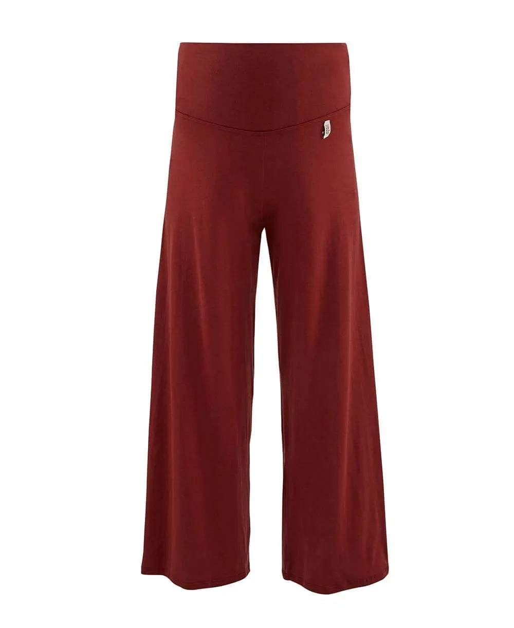 Pantalon 7/8ème de grossesse origin terracotta, cache cœur