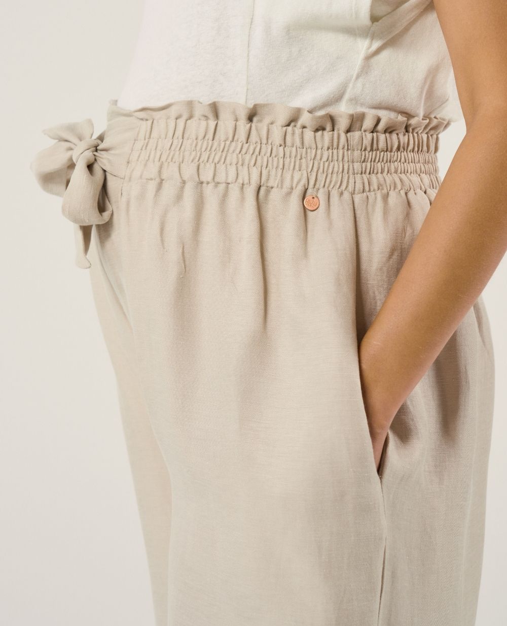 Pantalon de grossesse Sahel - Beige