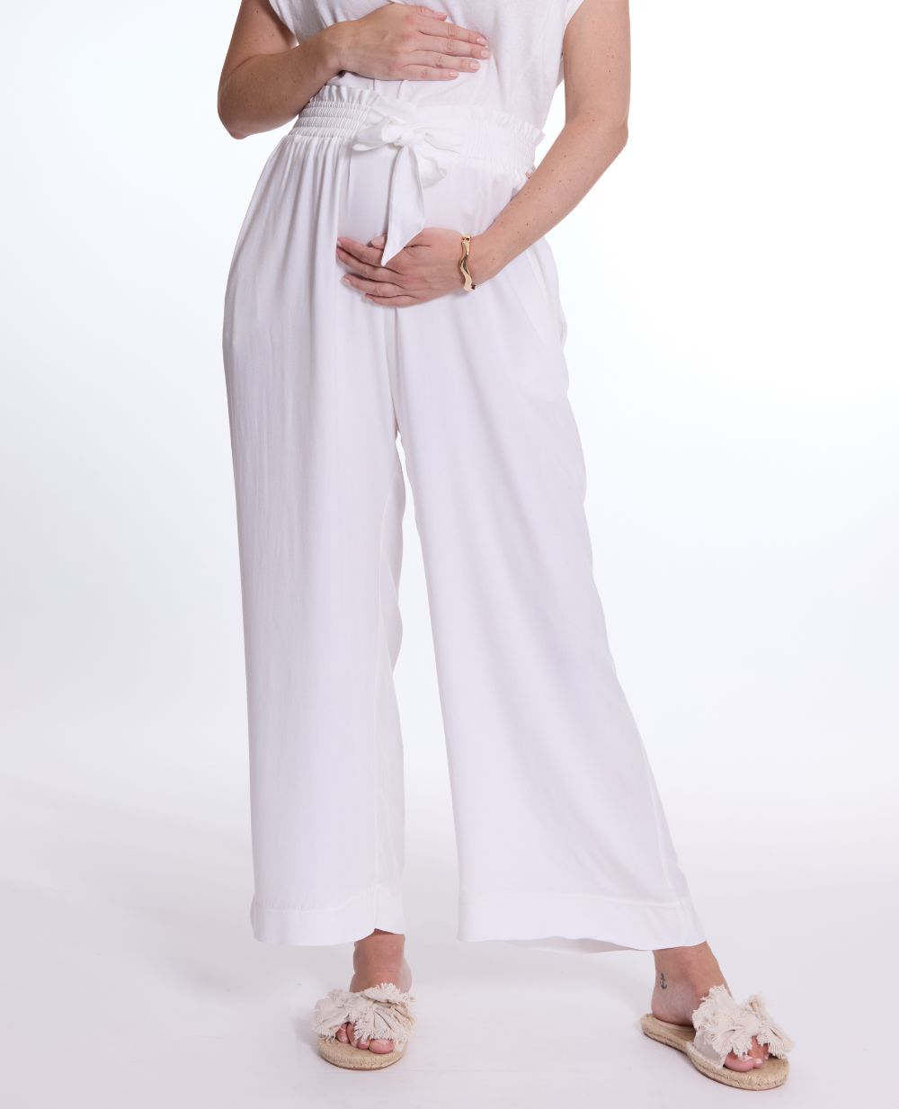 Pantalon de grossesse Sahel Blanc