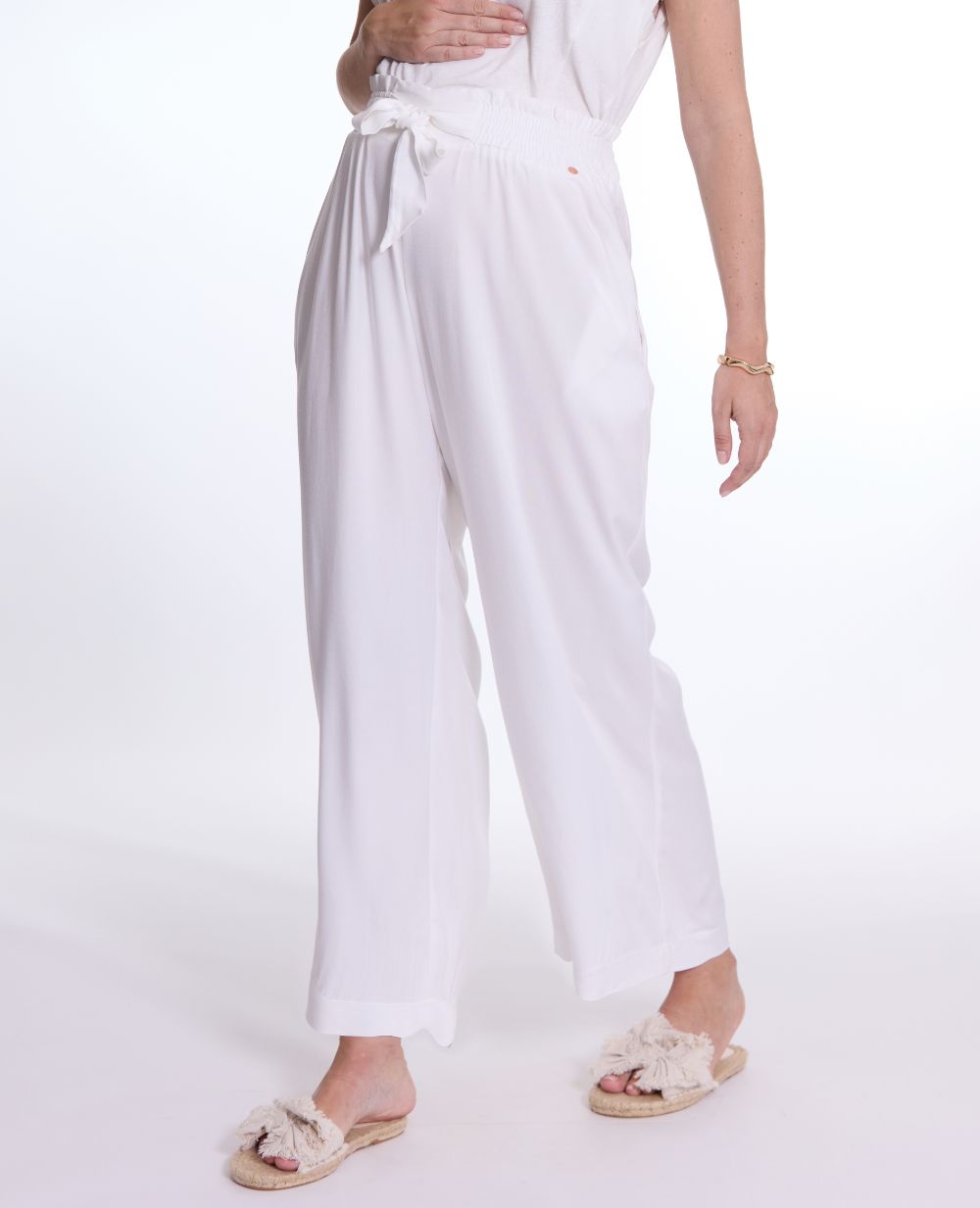 Pantalon de grossesse Sahel Blanc