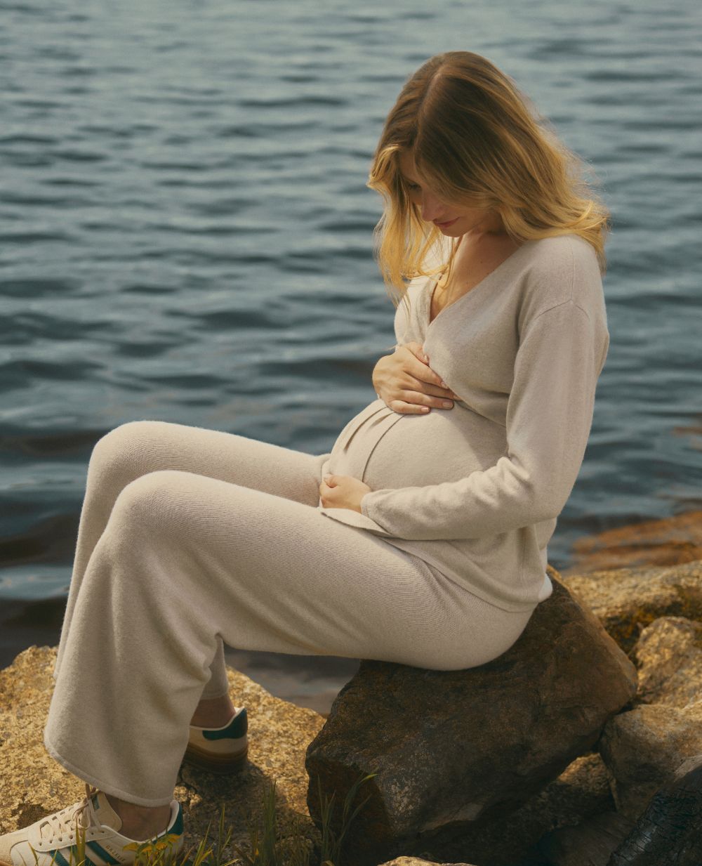 Pantaloni premaman Hills - Beige