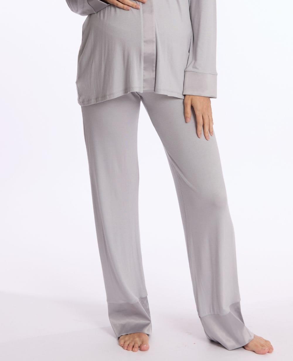 Pantaloni premaman Satine - Grigio