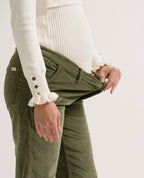 William Straight Maternity Pants - Khaki