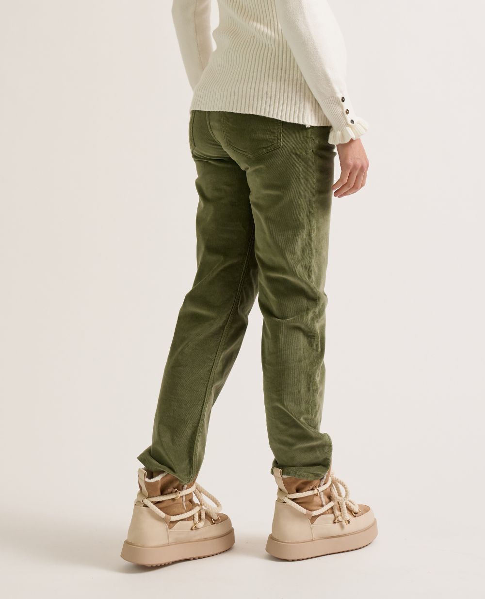 William Straight Maternity Pants  Khaki