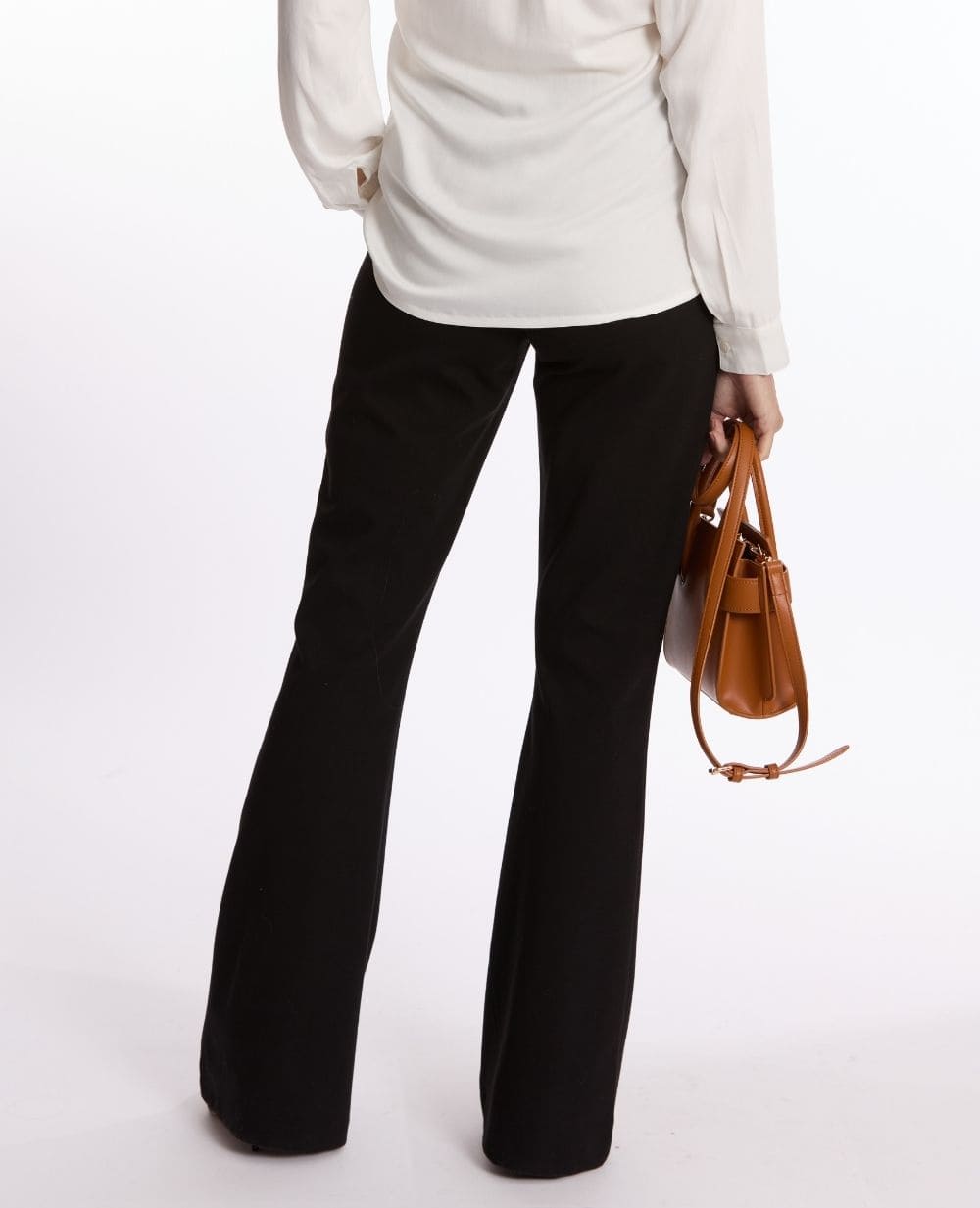 Fabio Maternity Flare Pants - Black