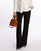 Fabio Maternity Flare Pants - Black
