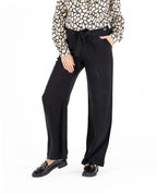Betty Wide Leg Maternity Trousers - Black