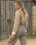 Pantalon large de grossesse stuart vintage, cache cœur