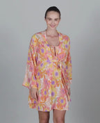 Kimono premaman e per l'allattamento Barbara - Multicolore