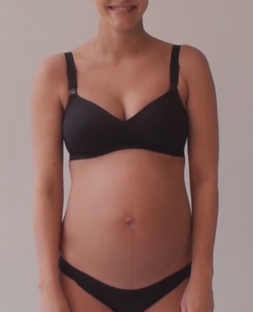 Culotte de grossesse Serena - Noir