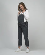 Salopette premaman in denim Carrie - Gris Used