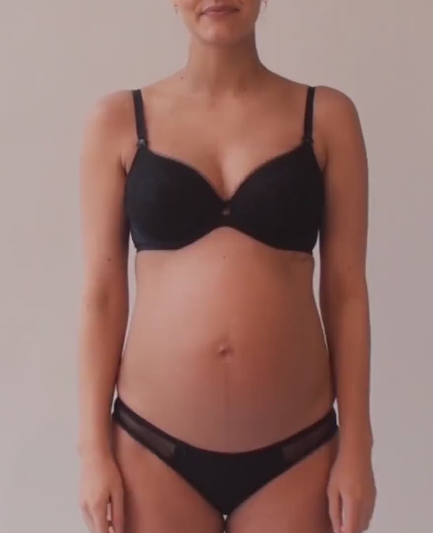 Soutien-gorge push-up grossesse et d'allaitement Louise Marine