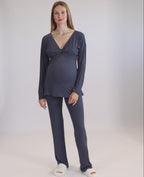 Pantalon de maternité Louna - Bleu nuit