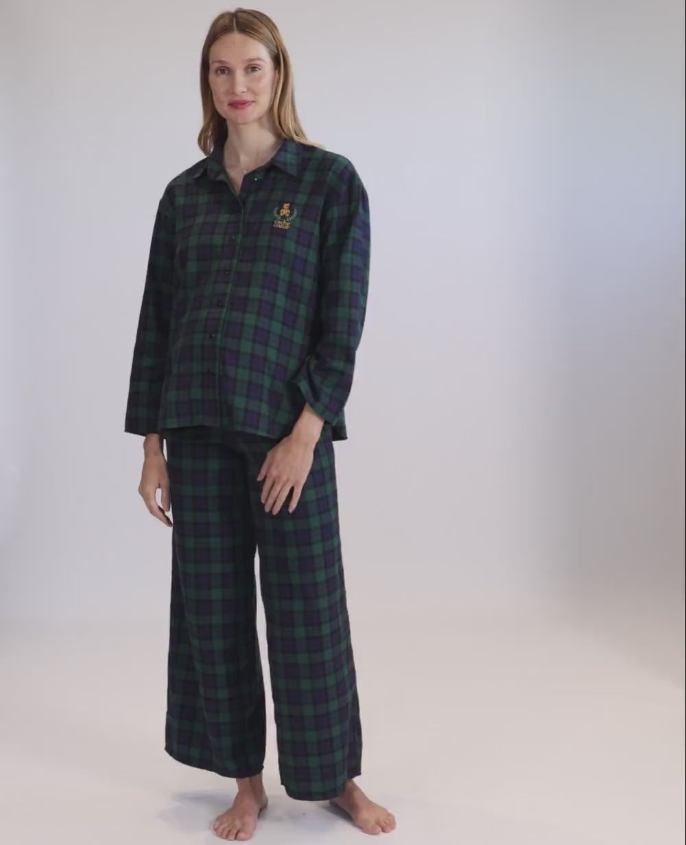 Pyjama de grossesse et d’allaitement Teddy - Vert