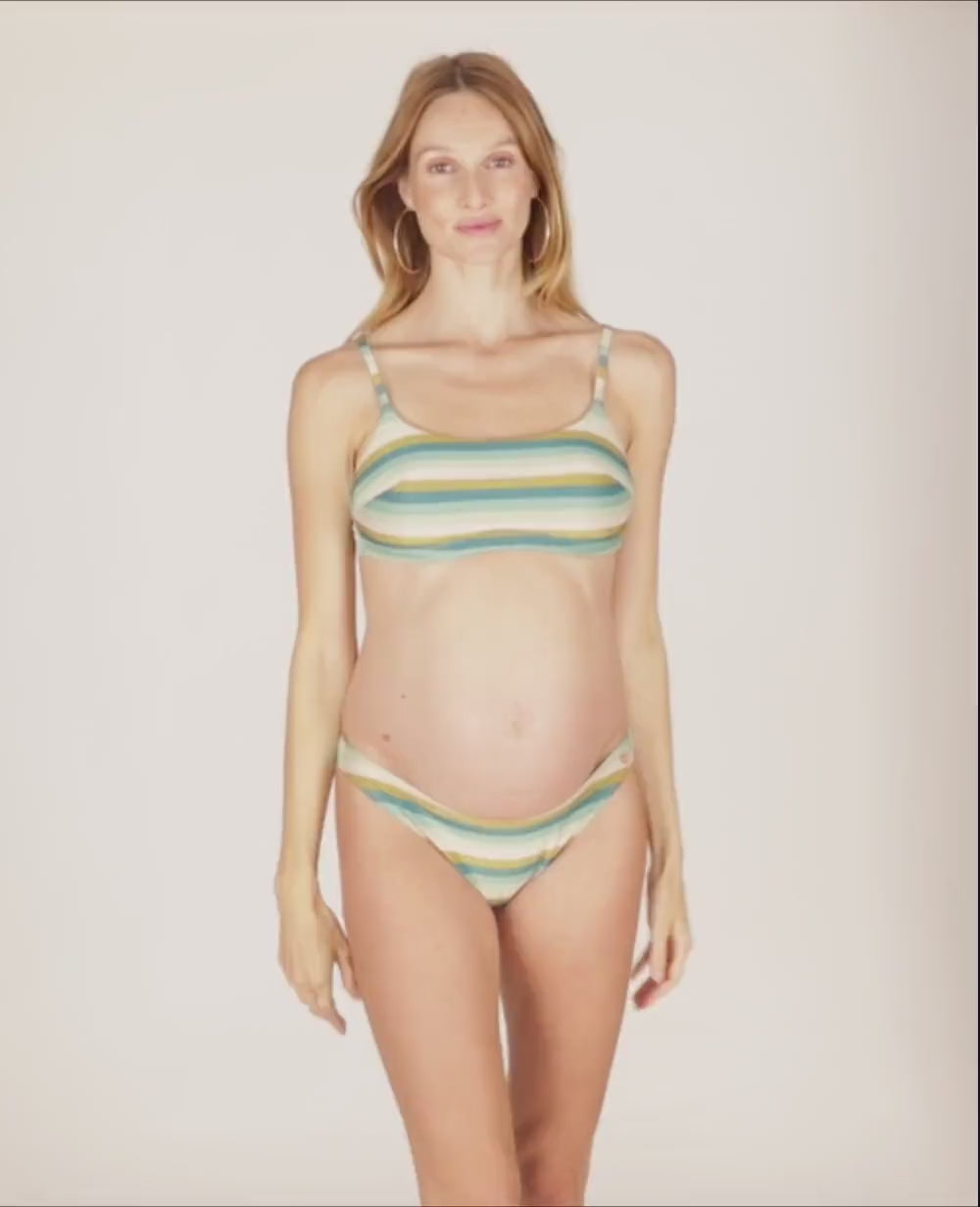 Bikini de maternité Rainbow - Turquoise