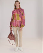 Camicia premaman e per l'allattamento Gaby - Rosa