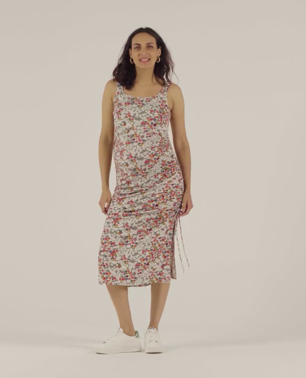 Robe de grossesse et d'allaitement Liberty - Multicolore