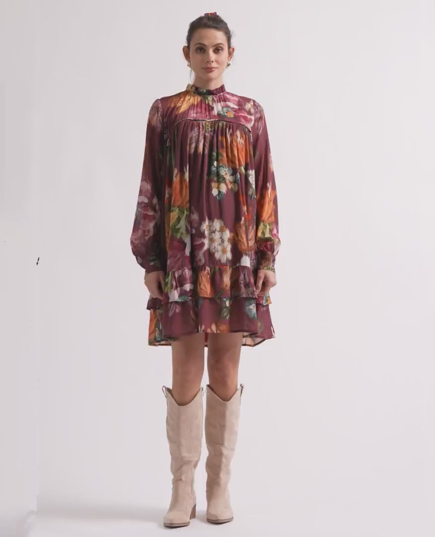 Robe de grossesse et allaitement Elisabeth - Multicolore