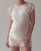 Short premaman Sofia - Bianco