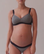 Culotte de grossesse Serena - Gris