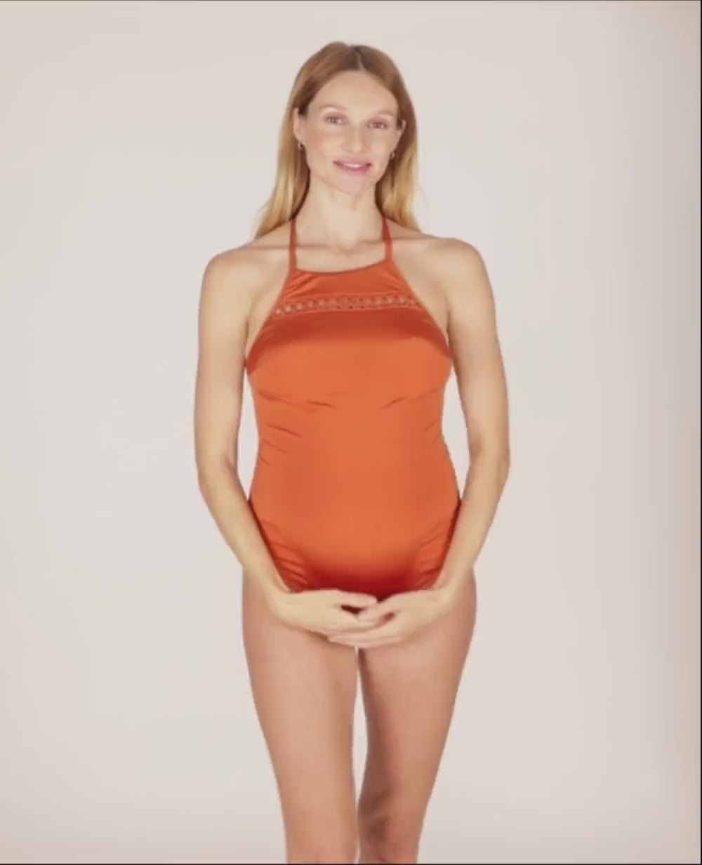 Maillot de bain de maternité Brisbane - Cuivre