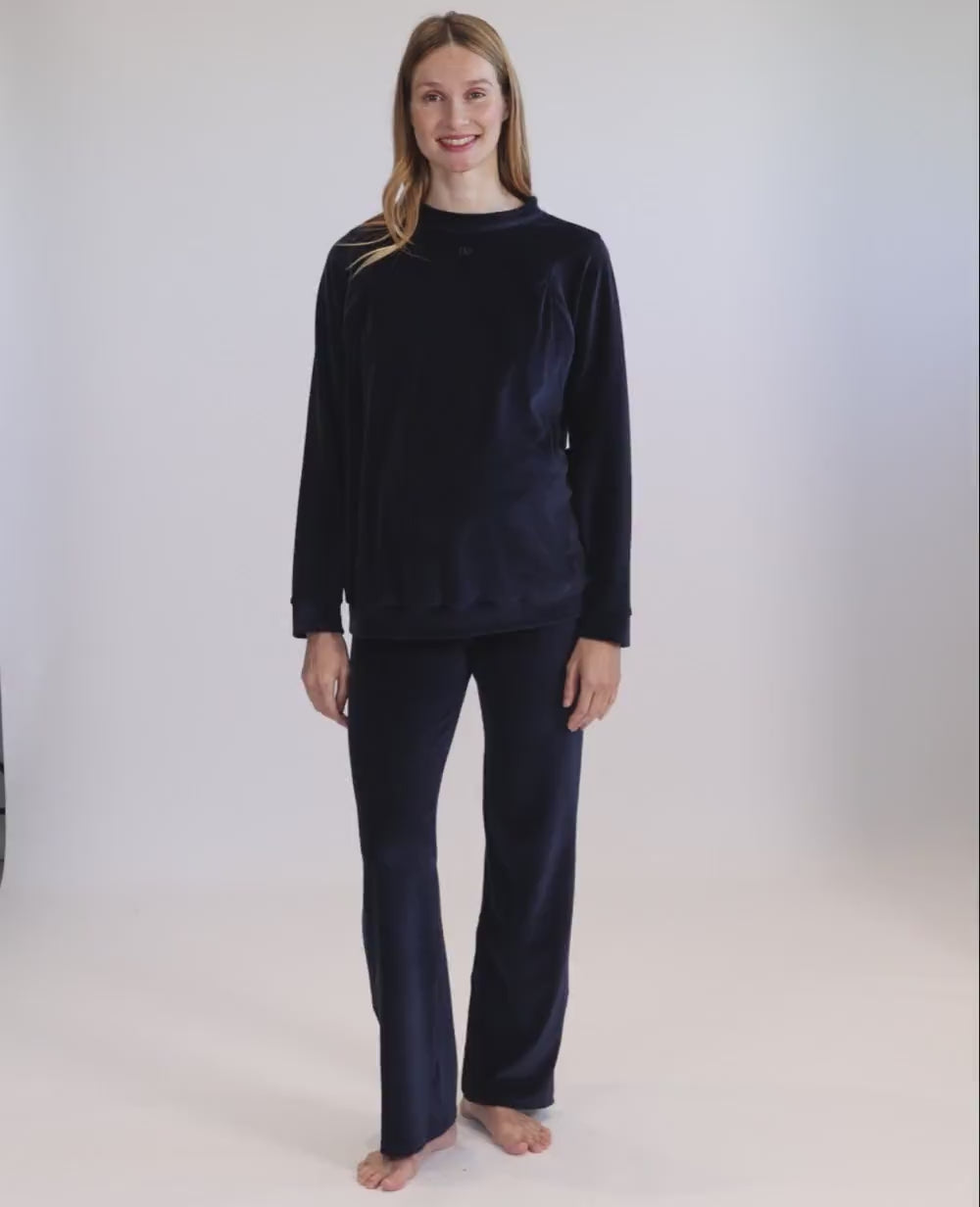 Pantaloni premaman Enzo - Marine