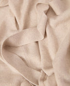 Beverly Wrap Maternity Sweater - Beige