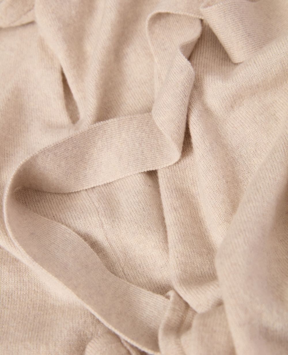 Beverly Wrap Maternity Sweater - Beige
